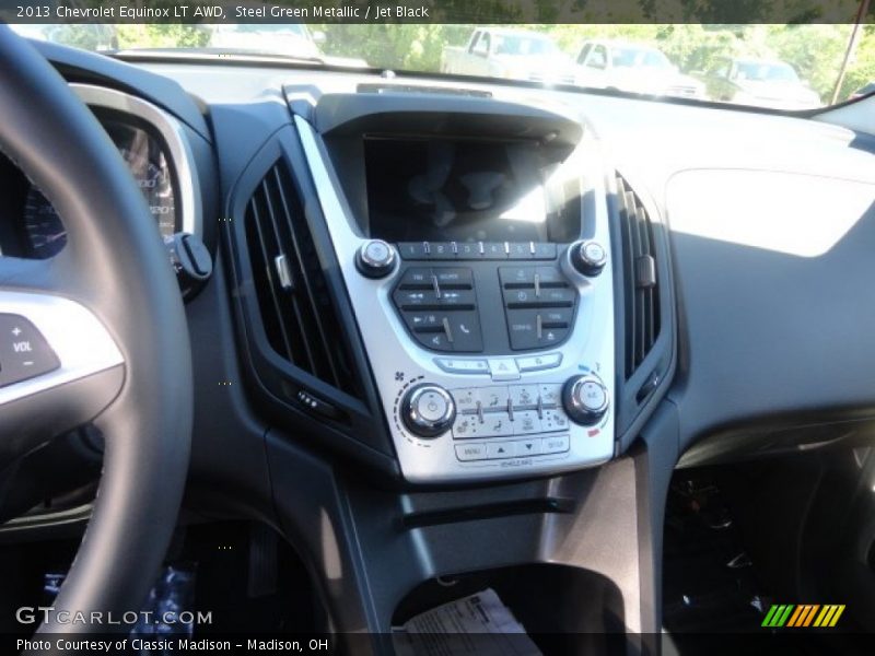 Steel Green Metallic / Jet Black 2013 Chevrolet Equinox LT AWD