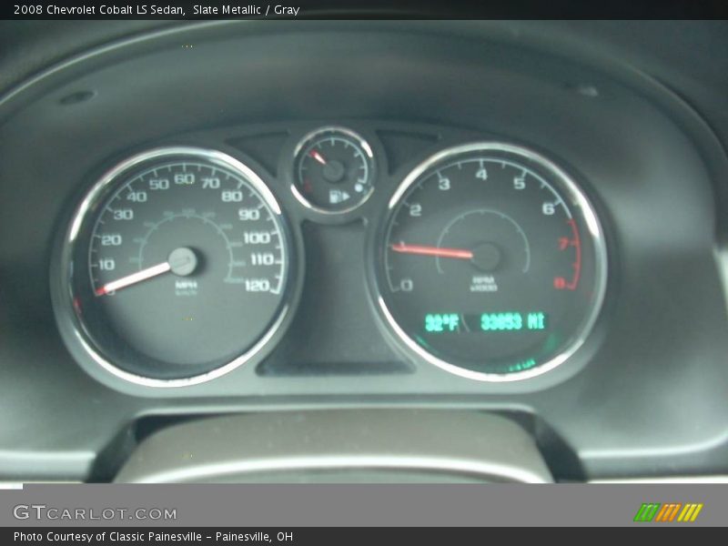  2008 Cobalt LS Sedan LS Sedan Gauges