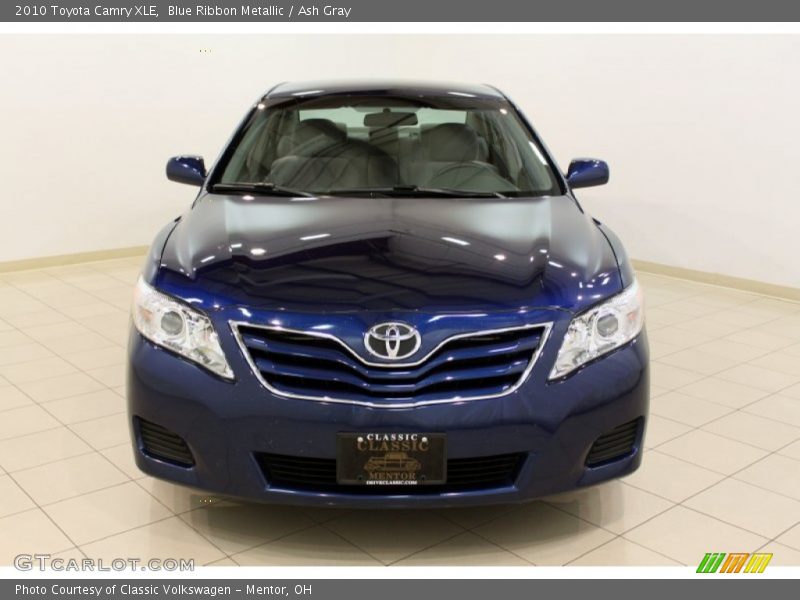 Blue Ribbon Metallic / Ash Gray 2010 Toyota Camry XLE