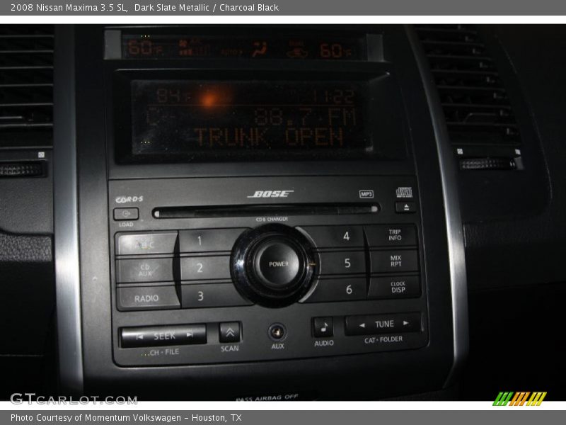 Dark Slate Metallic / Charcoal Black 2008 Nissan Maxima 3.5 SL