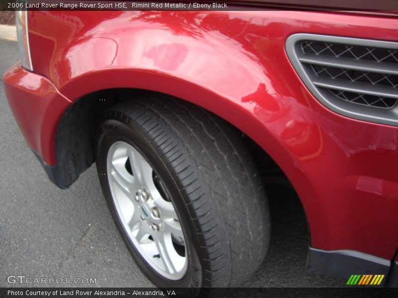 Rimini Red Metallic / Ebony Black 2006 Land Rover Range Rover Sport HSE