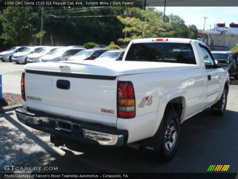 Summit White / Dark Pewter 2006 GMC Sierra 1500 SLE Regular Cab 4x4
