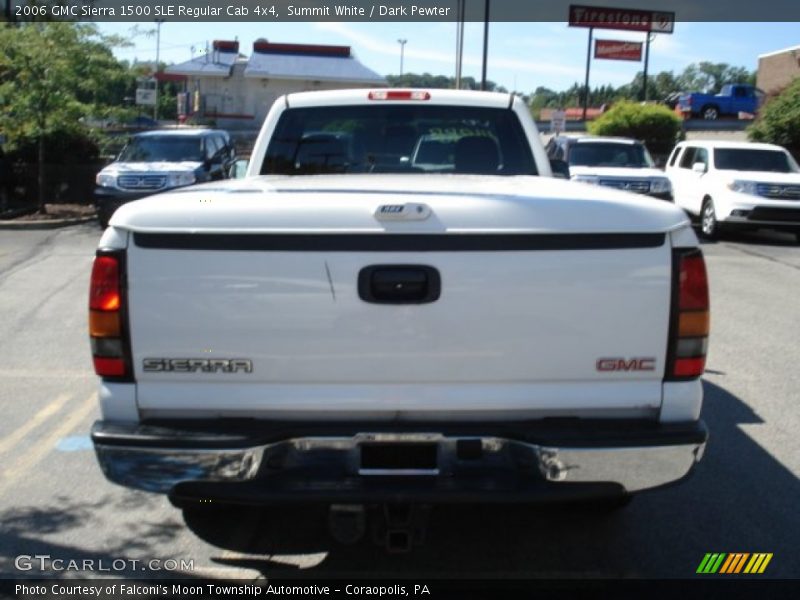 Summit White / Dark Pewter 2006 GMC Sierra 1500 SLE Regular Cab 4x4