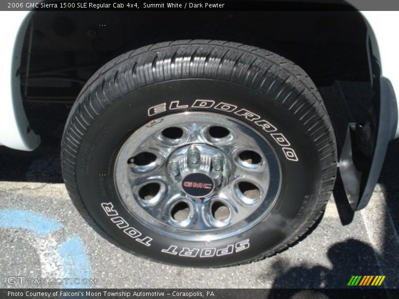 Summit White / Dark Pewter 2006 GMC Sierra 1500 SLE Regular Cab 4x4