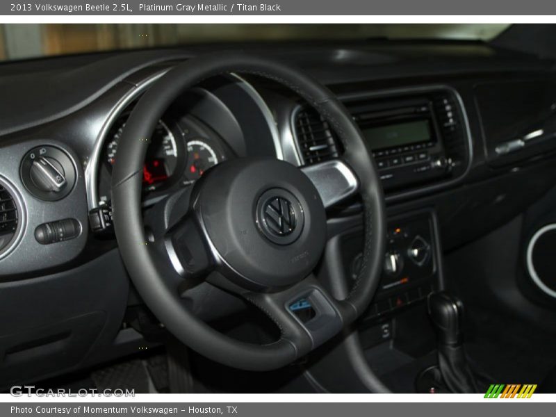 Platinum Gray Metallic / Titan Black 2013 Volkswagen Beetle 2.5L