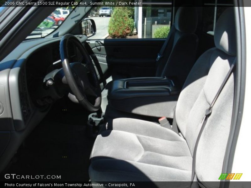 Summit White / Dark Pewter 2006 GMC Sierra 1500 SLE Regular Cab 4x4