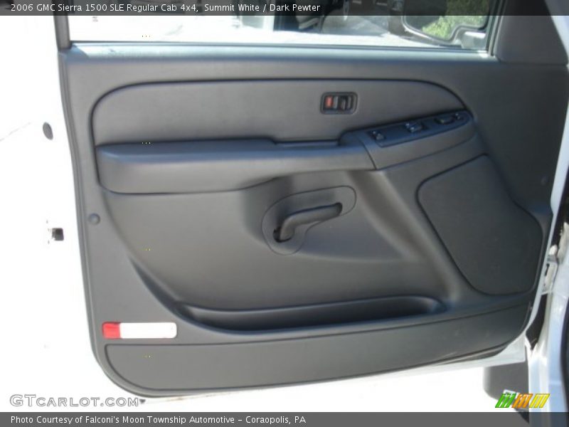 Summit White / Dark Pewter 2006 GMC Sierra 1500 SLE Regular Cab 4x4