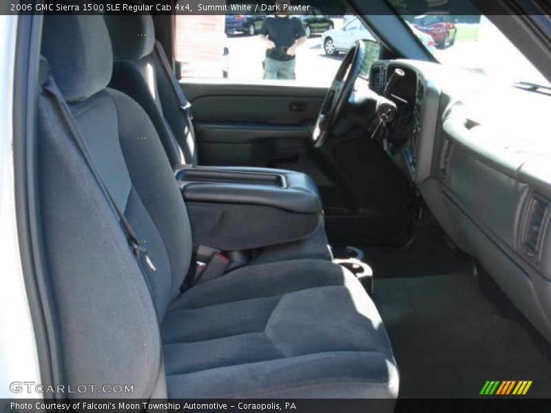 Summit White / Dark Pewter 2006 GMC Sierra 1500 SLE Regular Cab 4x4