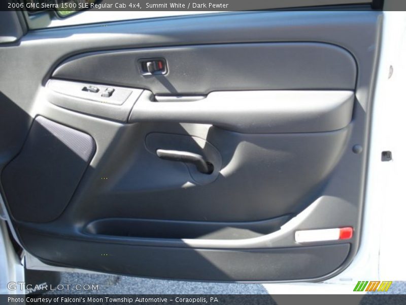 Summit White / Dark Pewter 2006 GMC Sierra 1500 SLE Regular Cab 4x4