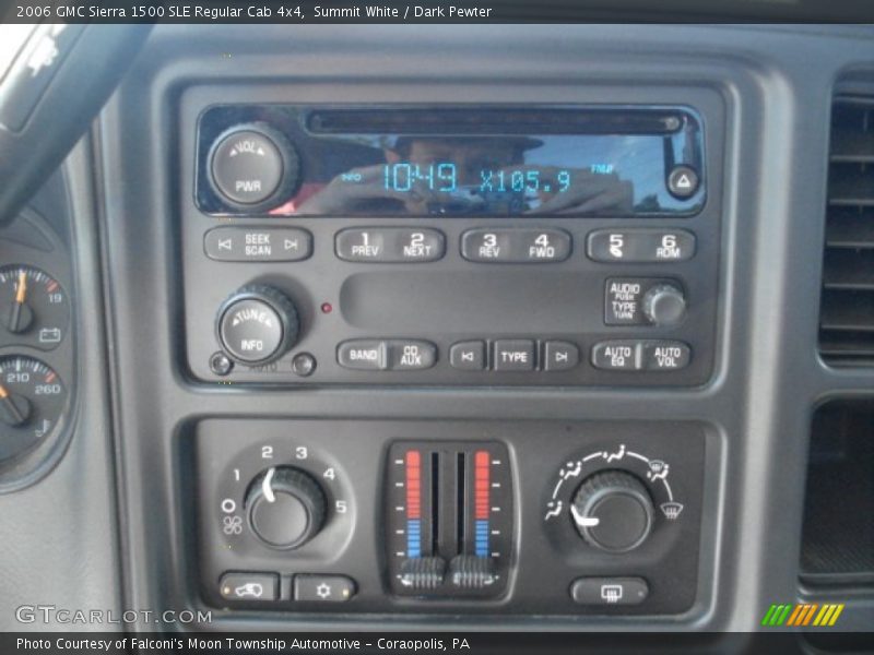 Summit White / Dark Pewter 2006 GMC Sierra 1500 SLE Regular Cab 4x4