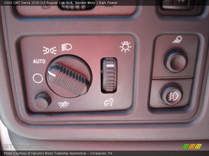 Summit White / Dark Pewter 2006 GMC Sierra 1500 SLE Regular Cab 4x4