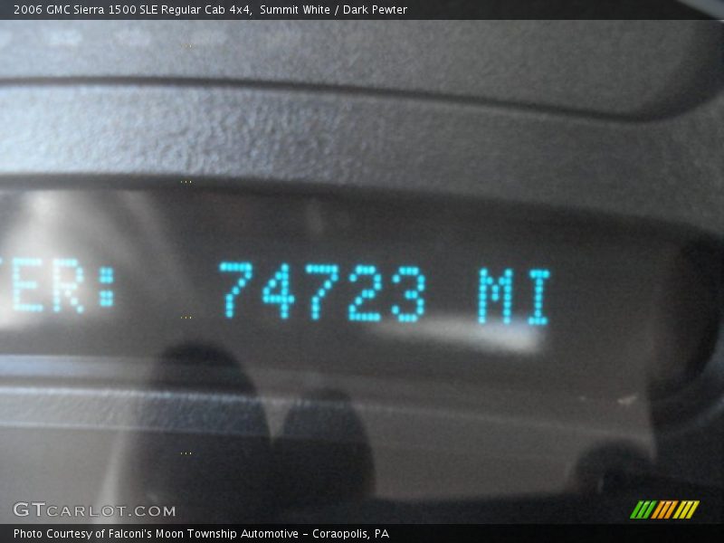 Summit White / Dark Pewter 2006 GMC Sierra 1500 SLE Regular Cab 4x4