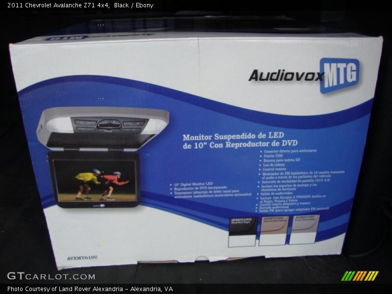Black / Ebony 2011 Chevrolet Avalanche Z71 4x4