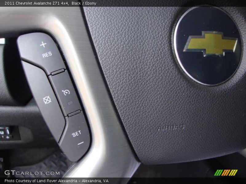 Black / Ebony 2011 Chevrolet Avalanche Z71 4x4