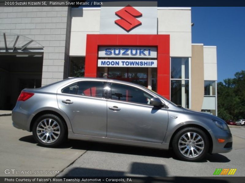 Platinum Silver Metallic / Black 2010 Suzuki Kizashi SE