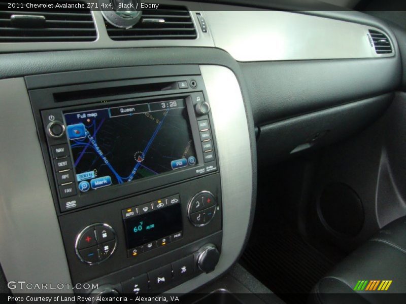 Black / Ebony 2011 Chevrolet Avalanche Z71 4x4