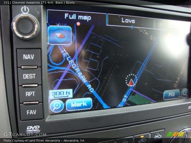 Black / Ebony 2011 Chevrolet Avalanche Z71 4x4