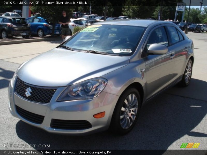 Platinum Silver Metallic / Black 2010 Suzuki Kizashi SE