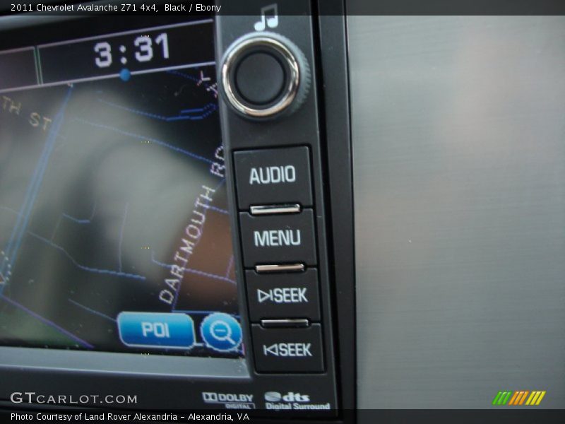 Black / Ebony 2011 Chevrolet Avalanche Z71 4x4