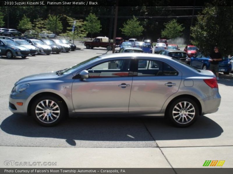 Platinum Silver Metallic / Black 2010 Suzuki Kizashi SE