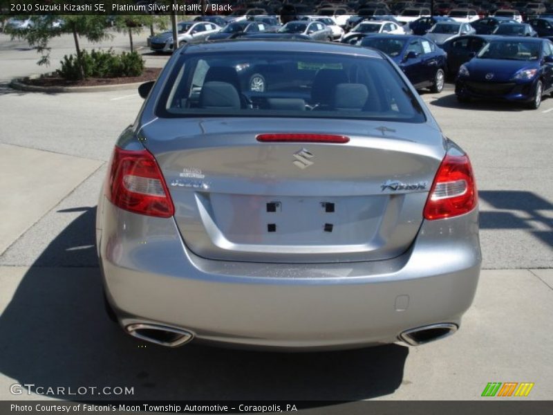 Platinum Silver Metallic / Black 2010 Suzuki Kizashi SE