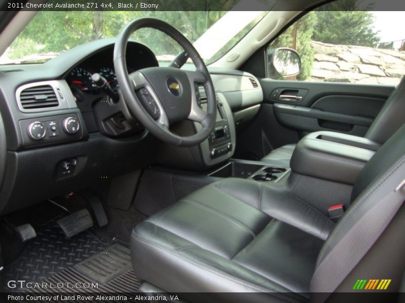 Black / Ebony 2011 Chevrolet Avalanche Z71 4x4