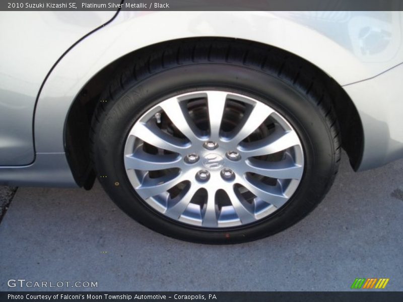 Platinum Silver Metallic / Black 2010 Suzuki Kizashi SE
