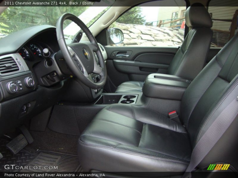 Black / Ebony 2011 Chevrolet Avalanche Z71 4x4