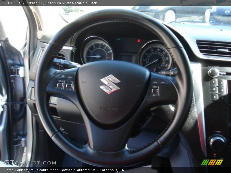 Platinum Silver Metallic / Black 2010 Suzuki Kizashi SE