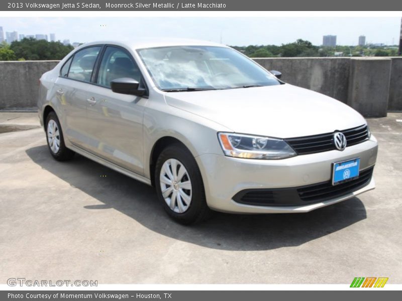 Moonrock Silver Metallic / Latte Macchiato 2013 Volkswagen Jetta S Sedan