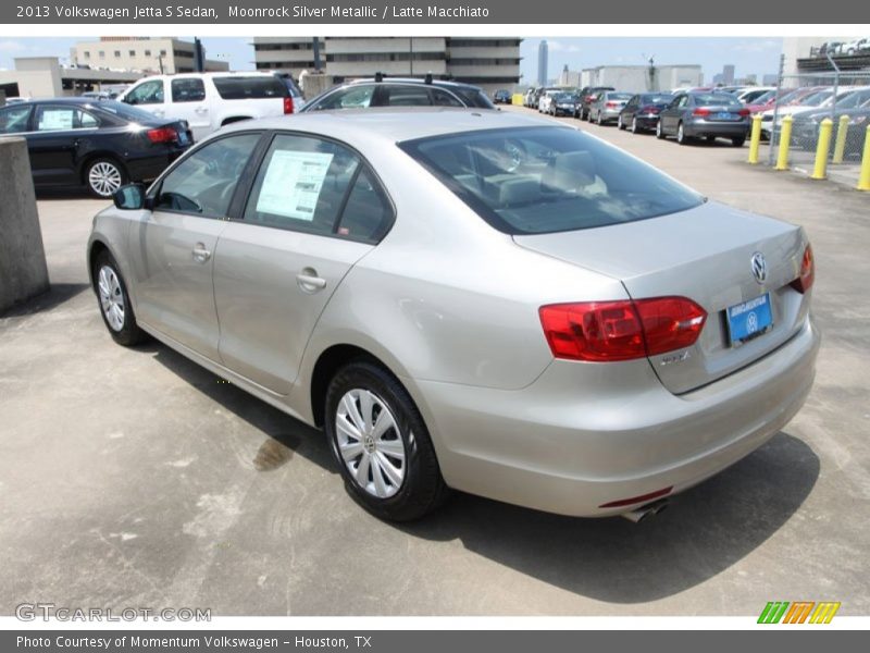 Moonrock Silver Metallic / Latte Macchiato 2013 Volkswagen Jetta S Sedan