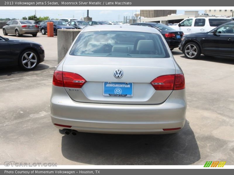 Moonrock Silver Metallic / Latte Macchiato 2013 Volkswagen Jetta S Sedan