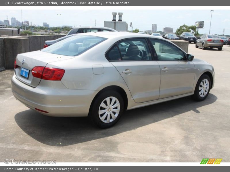Moonrock Silver Metallic / Latte Macchiato 2013 Volkswagen Jetta S Sedan