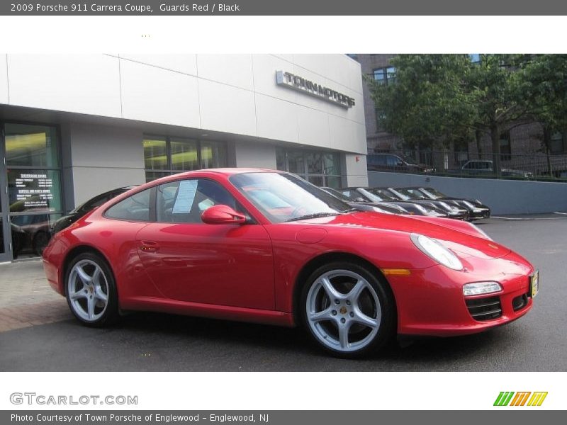 Guards Red / Black 2009 Porsche 911 Carrera Coupe