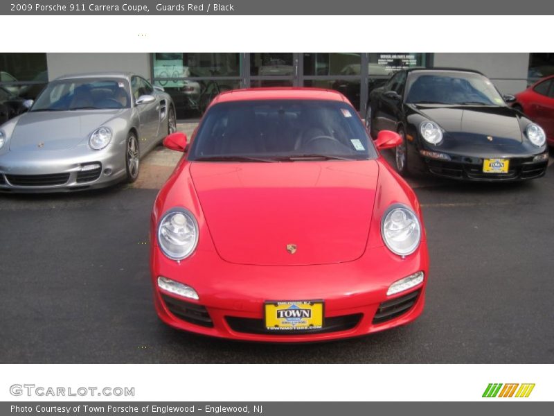 Guards Red / Black 2009 Porsche 911 Carrera Coupe