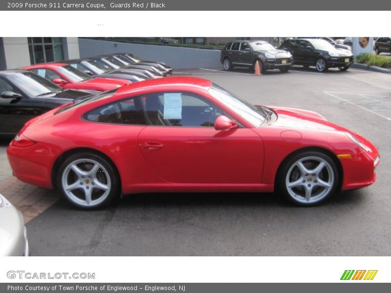 Guards Red / Black 2009 Porsche 911 Carrera Coupe