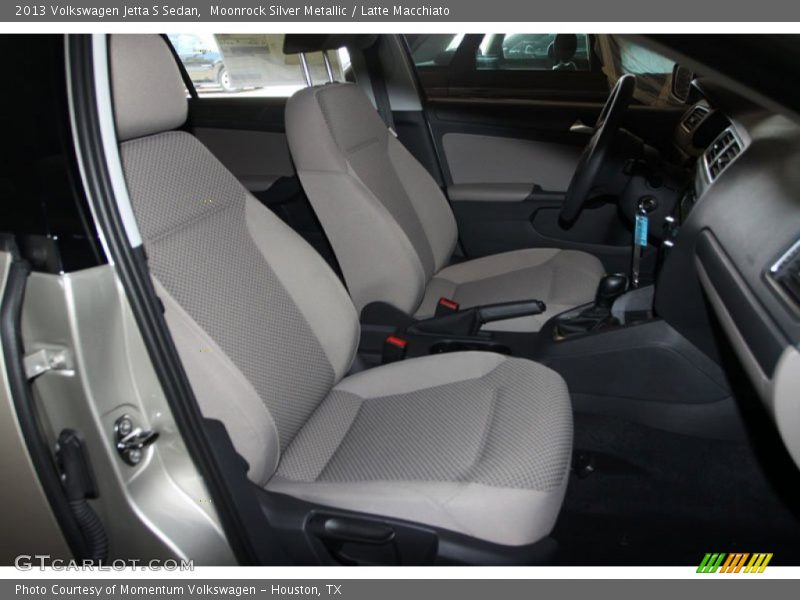 Moonrock Silver Metallic / Latte Macchiato 2013 Volkswagen Jetta S Sedan