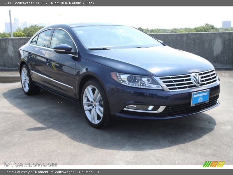 Night Blue Metallic / Black 2013 Volkswagen CC Lux