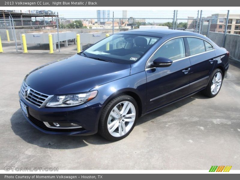 Night Blue Metallic / Black 2013 Volkswagen CC Lux