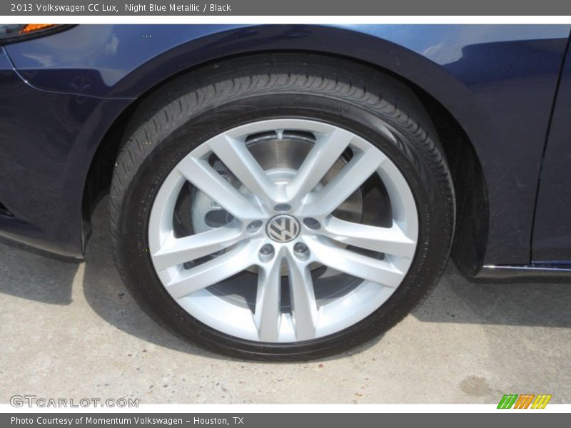 Night Blue Metallic / Black 2013 Volkswagen CC Lux