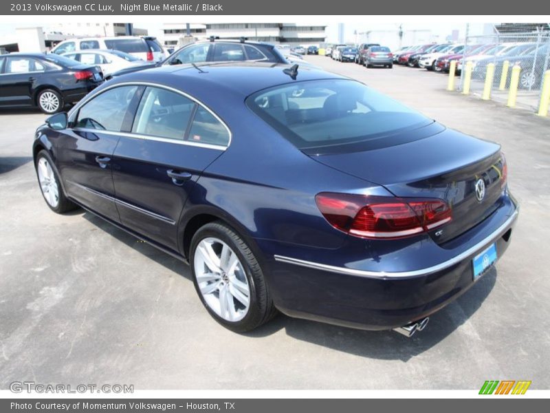 Night Blue Metallic / Black 2013 Volkswagen CC Lux