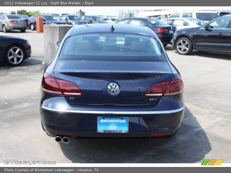 Night Blue Metallic / Black 2013 Volkswagen CC Lux