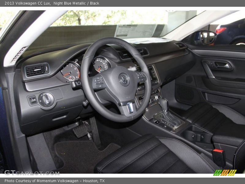 Night Blue Metallic / Black 2013 Volkswagen CC Lux