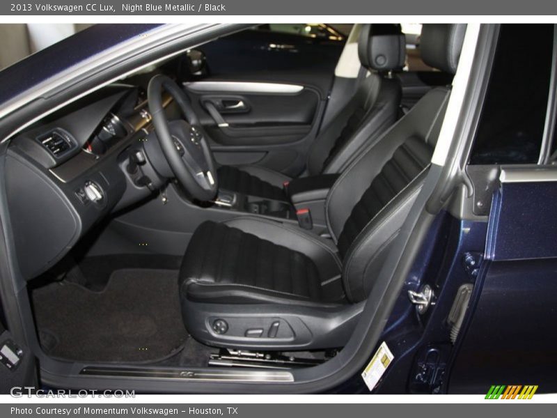 Night Blue Metallic / Black 2013 Volkswagen CC Lux