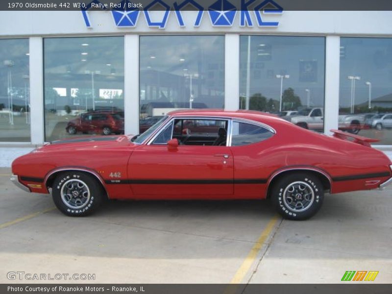 Rallye Red / Black 1970 Oldsmobile 442 W30