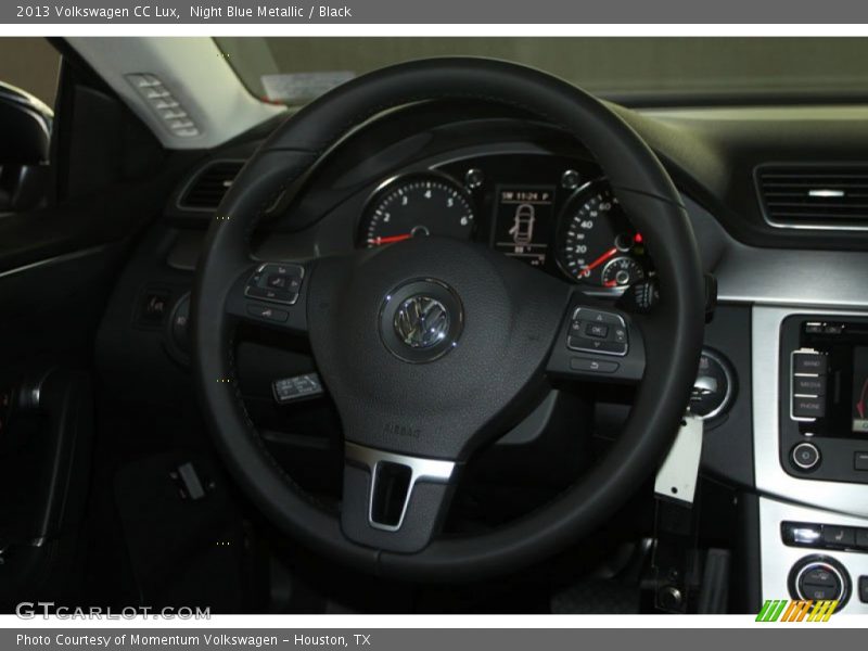 Night Blue Metallic / Black 2013 Volkswagen CC Lux