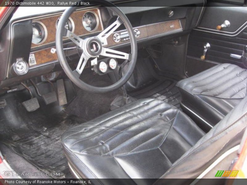 Black Interior - 1970 442 W30 