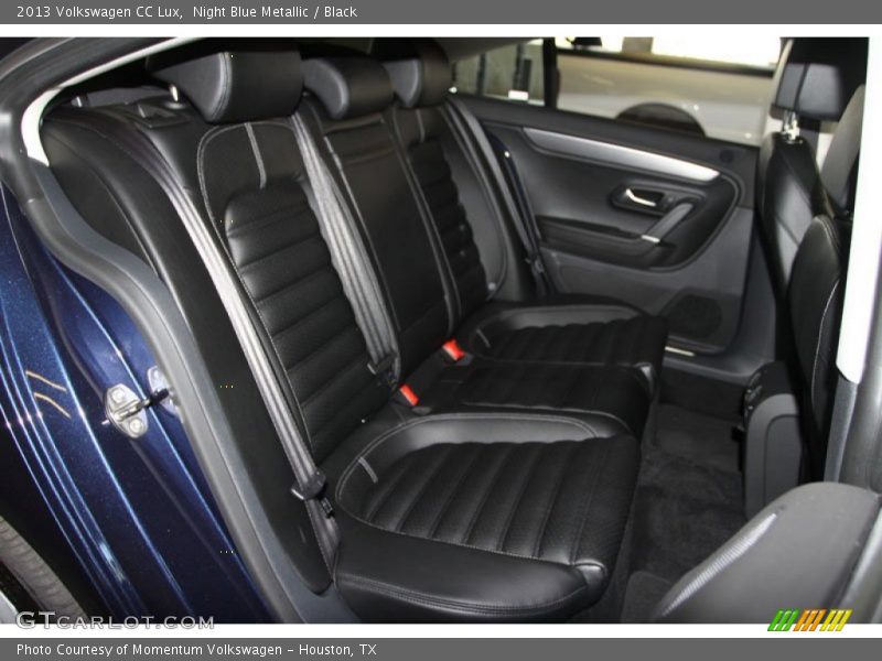 Night Blue Metallic / Black 2013 Volkswagen CC Lux