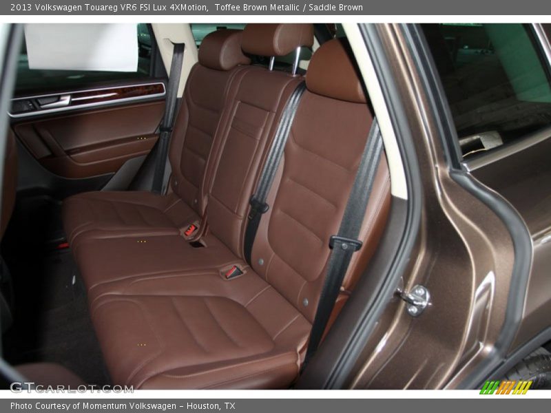  2013 Touareg VR6 FSI Lux 4XMotion Saddle Brown Interior