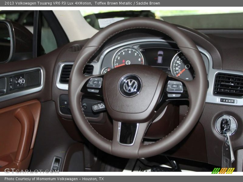 Toffee Brown Metallic / Saddle Brown 2013 Volkswagen Touareg VR6 FSI Lux 4XMotion